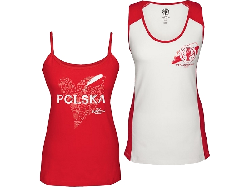Pologne Euro 2016 t-shirt femme