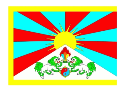 Tibet drapeau