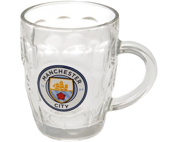 Manchester City chope en verre