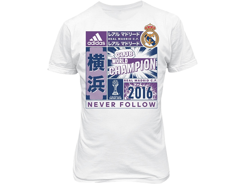 Real Madrid Adidas t-shirt enfant