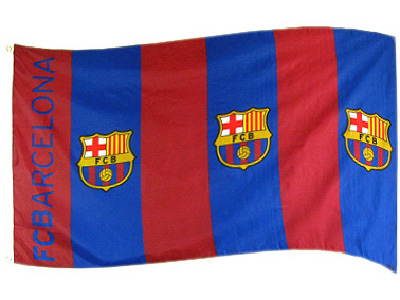 FC Barcelone drapeau