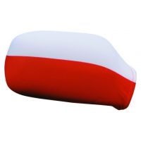 XPOL23: Pologne - drapeaux de miroir de voiture